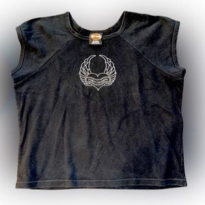 Harley-Davidson Women’s Sleeveless Cotton Tee: Large: Tattoo Art: Texas